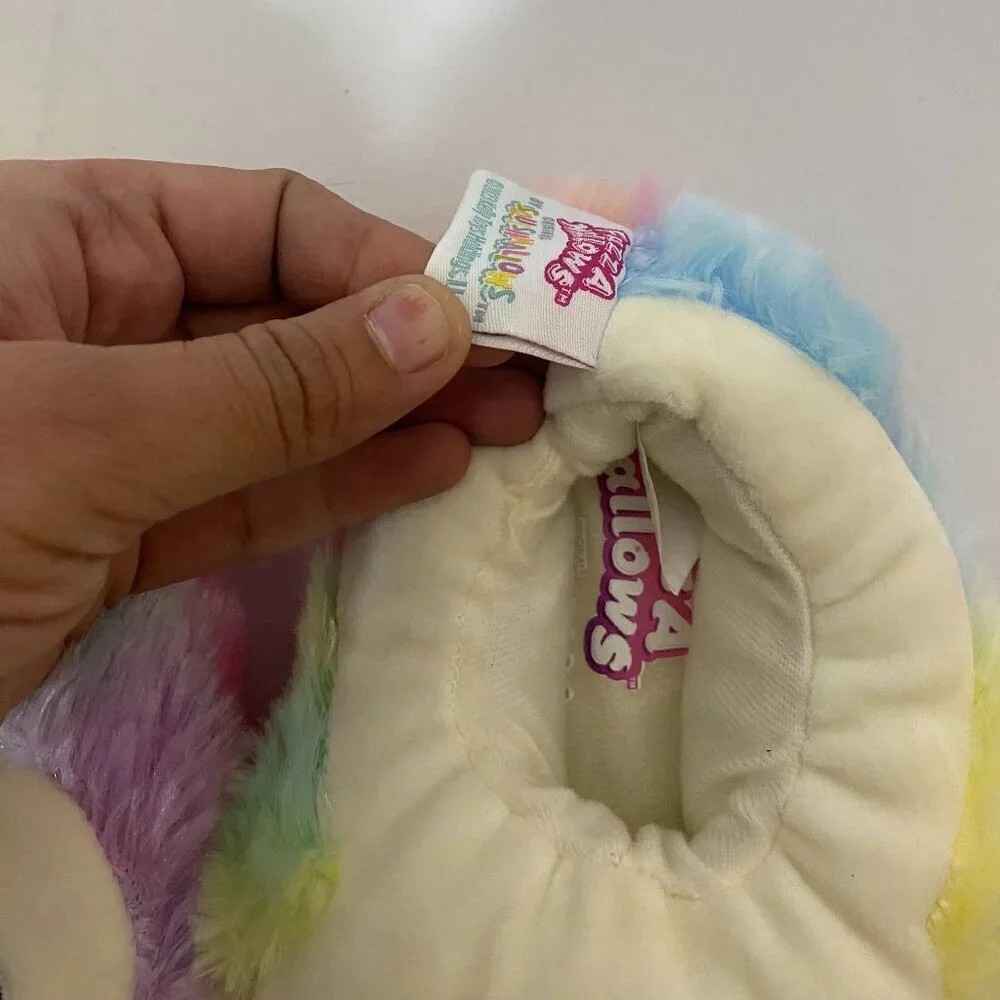 Squishmallows FuzzAMallows Collection Kids Plush Slippers Size 11–12